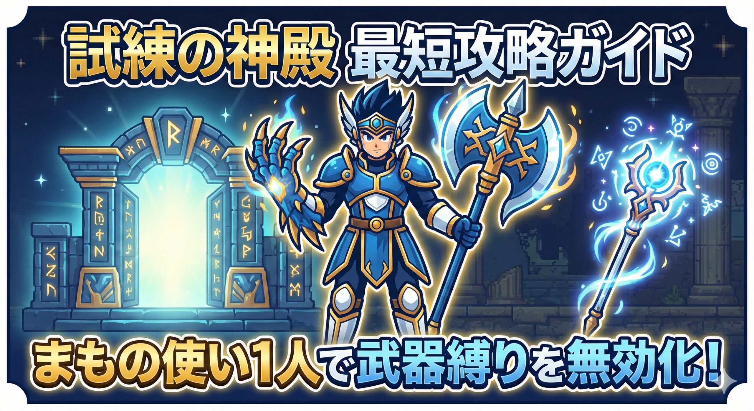 グランドラゴーン（ボスエンティティ）に対し、パーティ（まもの使い・賢者）が氷属性特効（属性エンティティ）を用いて、20ターン以内撃破という目標を達成するための「戦略的連携」を示すフロー図。